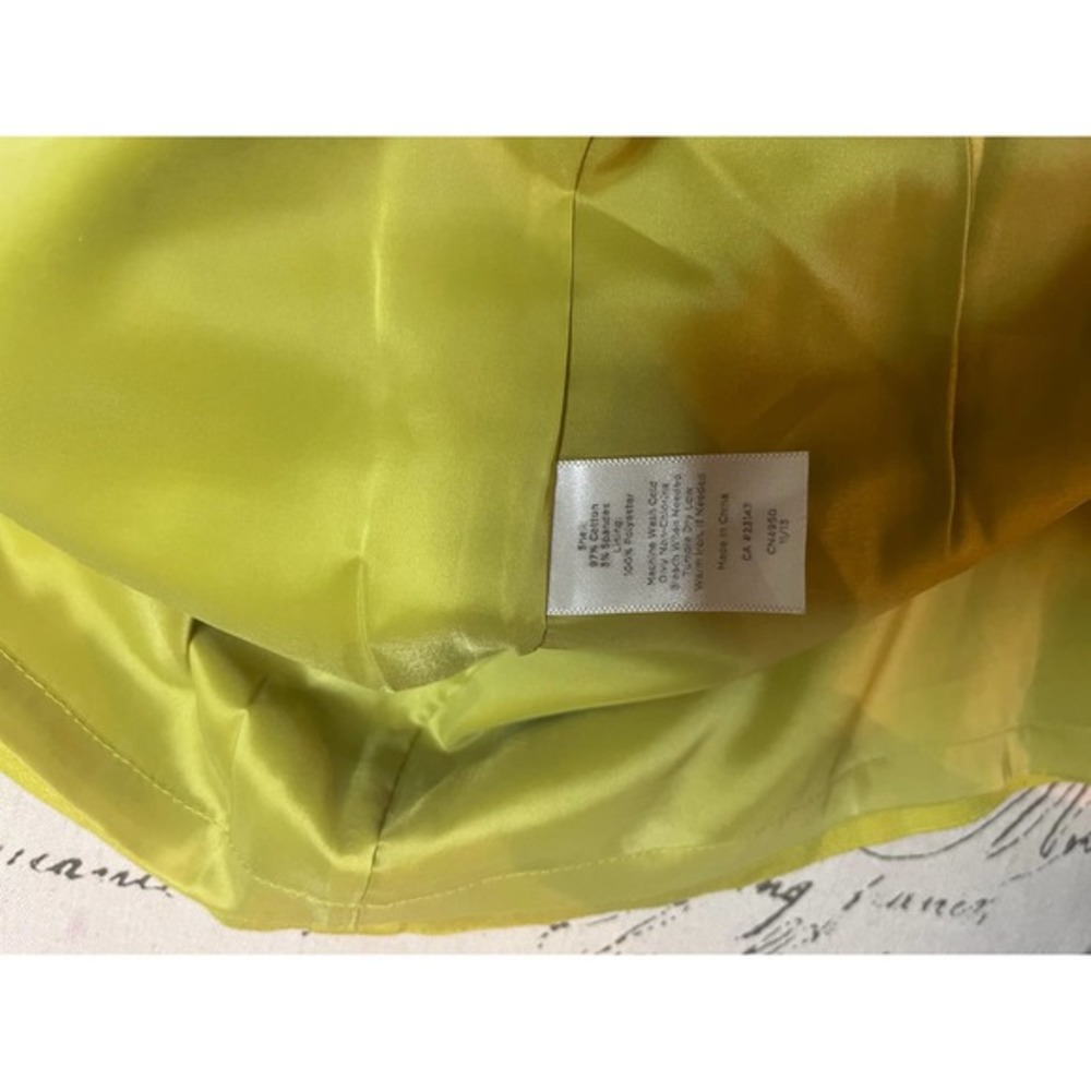 Talbots Bright lime green Skirt - Picture 7 of 8